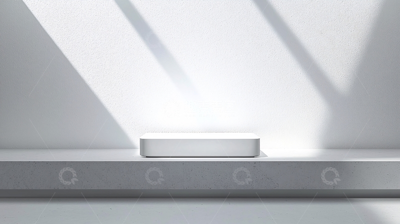 高清大图下载【趣麦麦图】极简白色产品展示台