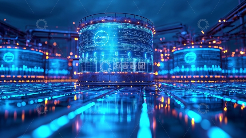 高清大图下载【趣麦麦图】未来科技感数据中心