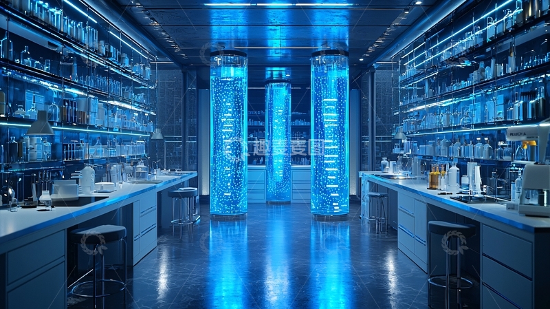 高清大图下载【趣麦麦图】未来科技实验室