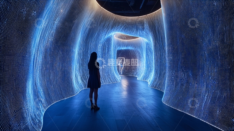 高清大图下载【趣麦麦图】光影隧道