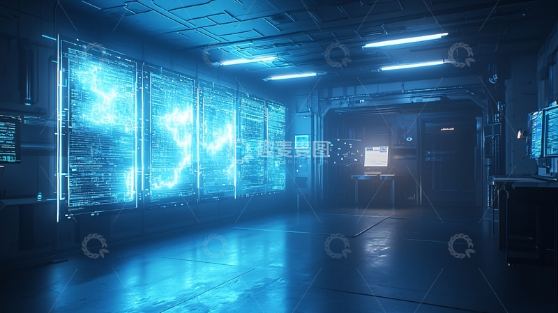 高清大图下载【趣麦麦图】未来科技实验室