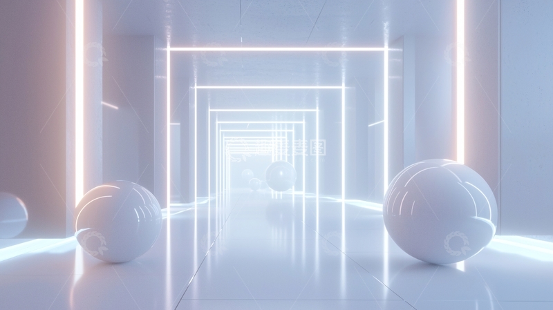 高清大图下载【趣麦麦图】未来科技感通道