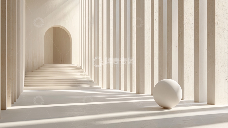 高清大图下载【趣麦麦图】极简主义长廊