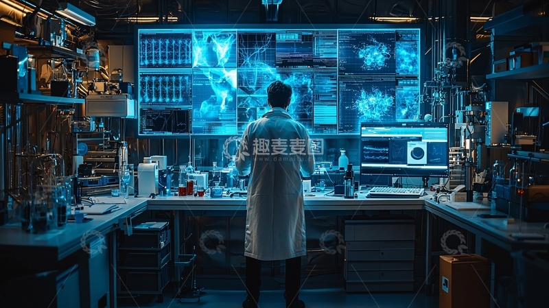 高清大图下载【趣麦麦图】科学家