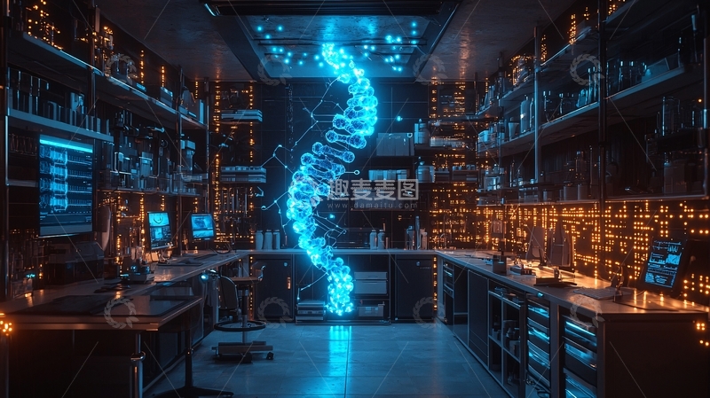 高清大图下载【趣麦麦图】未来科技实验室
