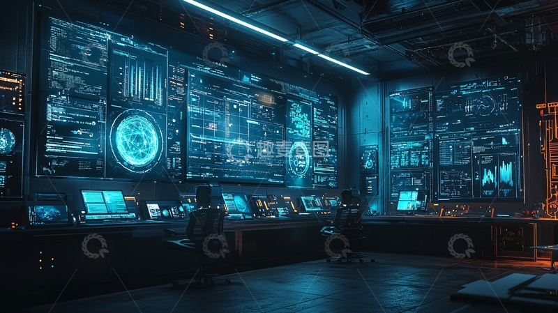高清大图下载【趣麦麦图】未来科技实验室