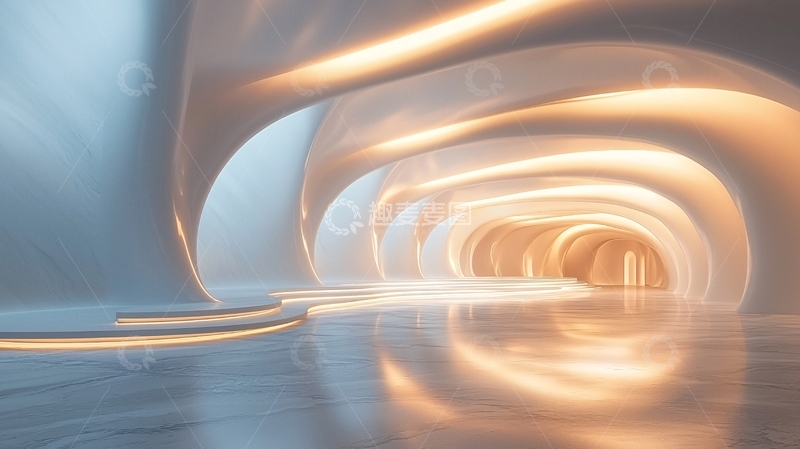 高清大图下载【趣麦麦图】未来科技感通道