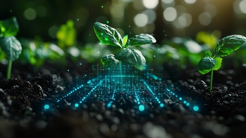 绿色植物幼苗生长