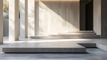 极简风水泥空间