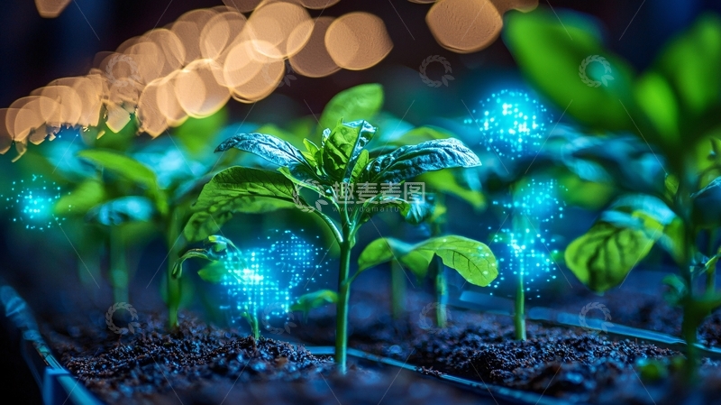 高清大图下载【趣麦麦图】发光植物