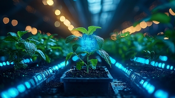 现代化智能温室蔬菜种植