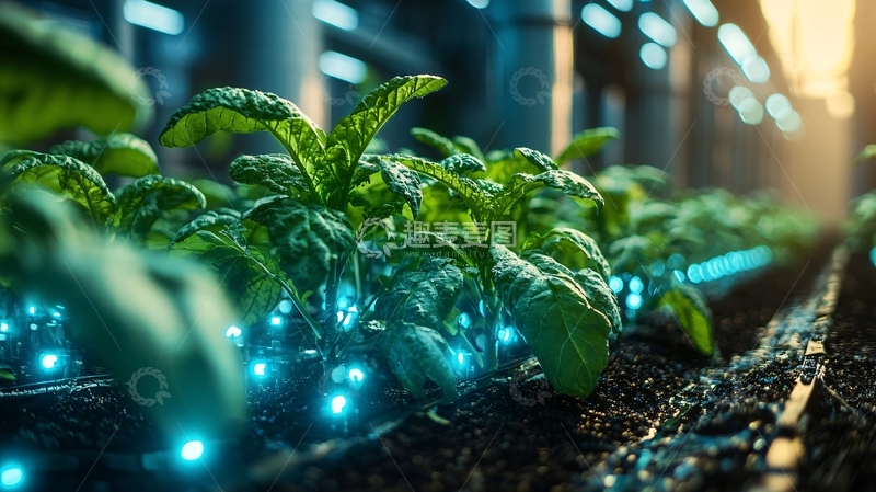 高清大图下载【趣麦麦图】现代化植物工厂