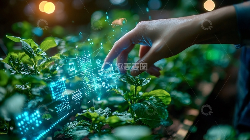 高清大图下载【趣麦麦图】科技农业