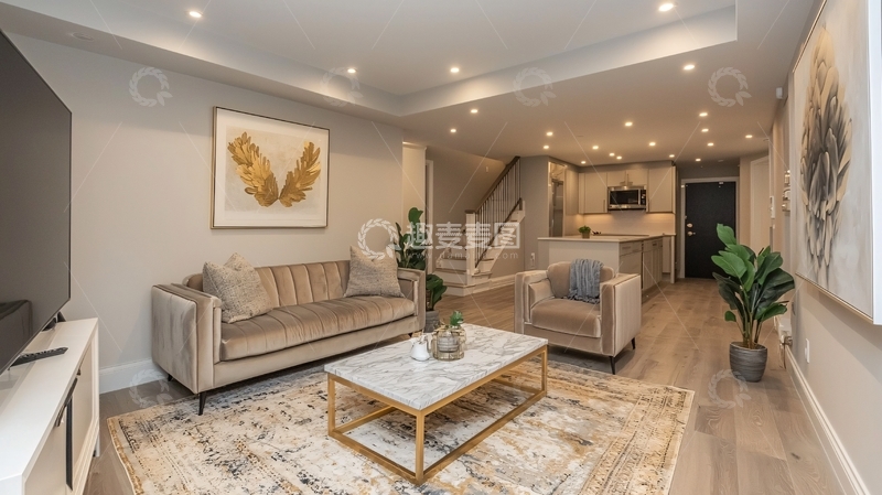 高清大图下载【趣麦麦图】现代简约风格客厅96