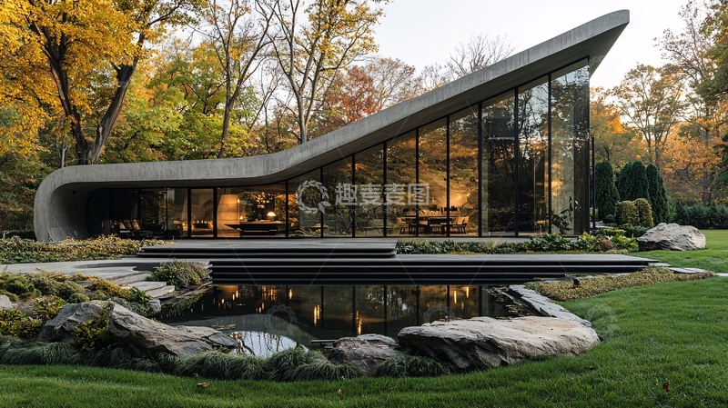 高清大图下载【趣麦麦图】现代水泥建筑