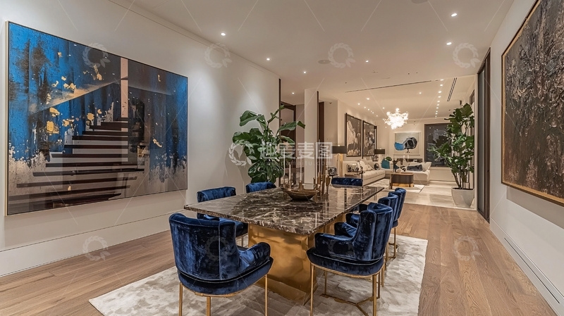 高清大图下载【趣麦麦图】现代简约风格餐厅