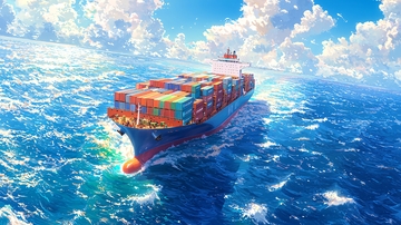 航运集装箱货轮