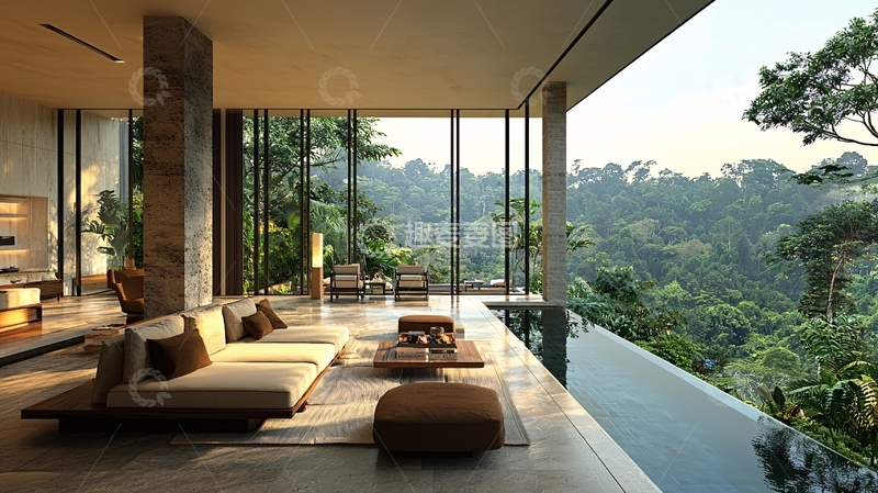 高清大图下载【趣麦麦图】现代极简风格别墅