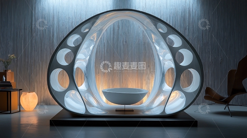 高清大图下载【趣麦麦图】未来感浴缸