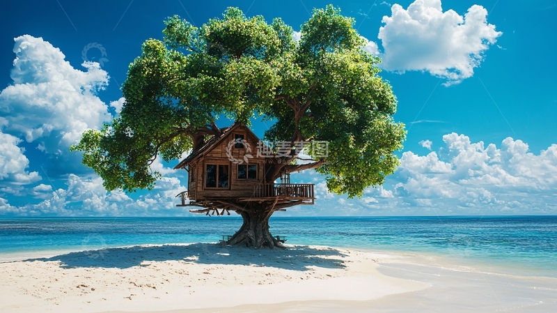 高清大图下载【趣麦麦图】树屋