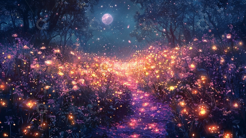 高清大图下载【趣麦麦图】梦幻森林小路105