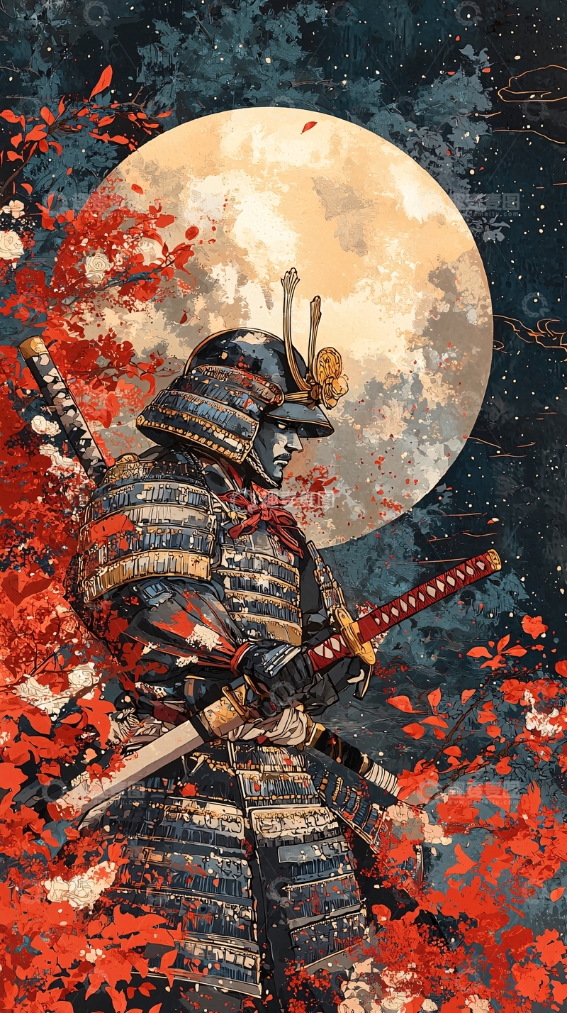 高清大图下载【趣麦麦图】武士