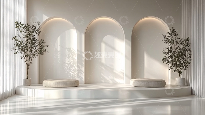 高清大图下载【趣麦麦图】极简风格室内设计