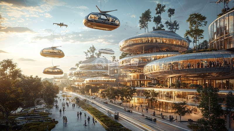 高清大图下载【趣麦麦图】未来城市