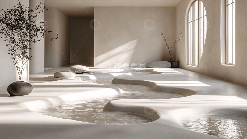 高清大图下载【趣麦麦图】极简日式禅意空间