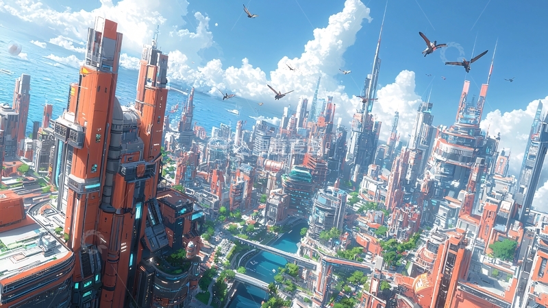 高清大图下载【趣麦麦图】未来城市