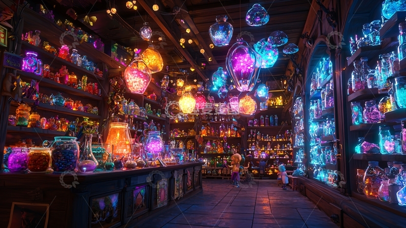 高清大图下载【趣麦麦图】魔法商店