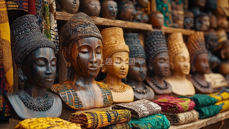 高清大图下载【趣麦麦图】东南亚木雕佛像工艺品