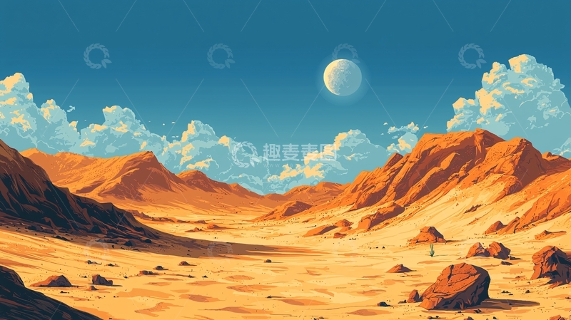 高清大图下载【趣麦麦图】沙漠风景