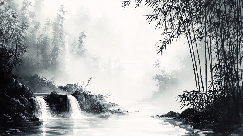 高清大图下载【趣麦麦图】水墨画