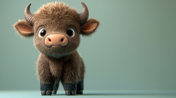 卡通小牦牛