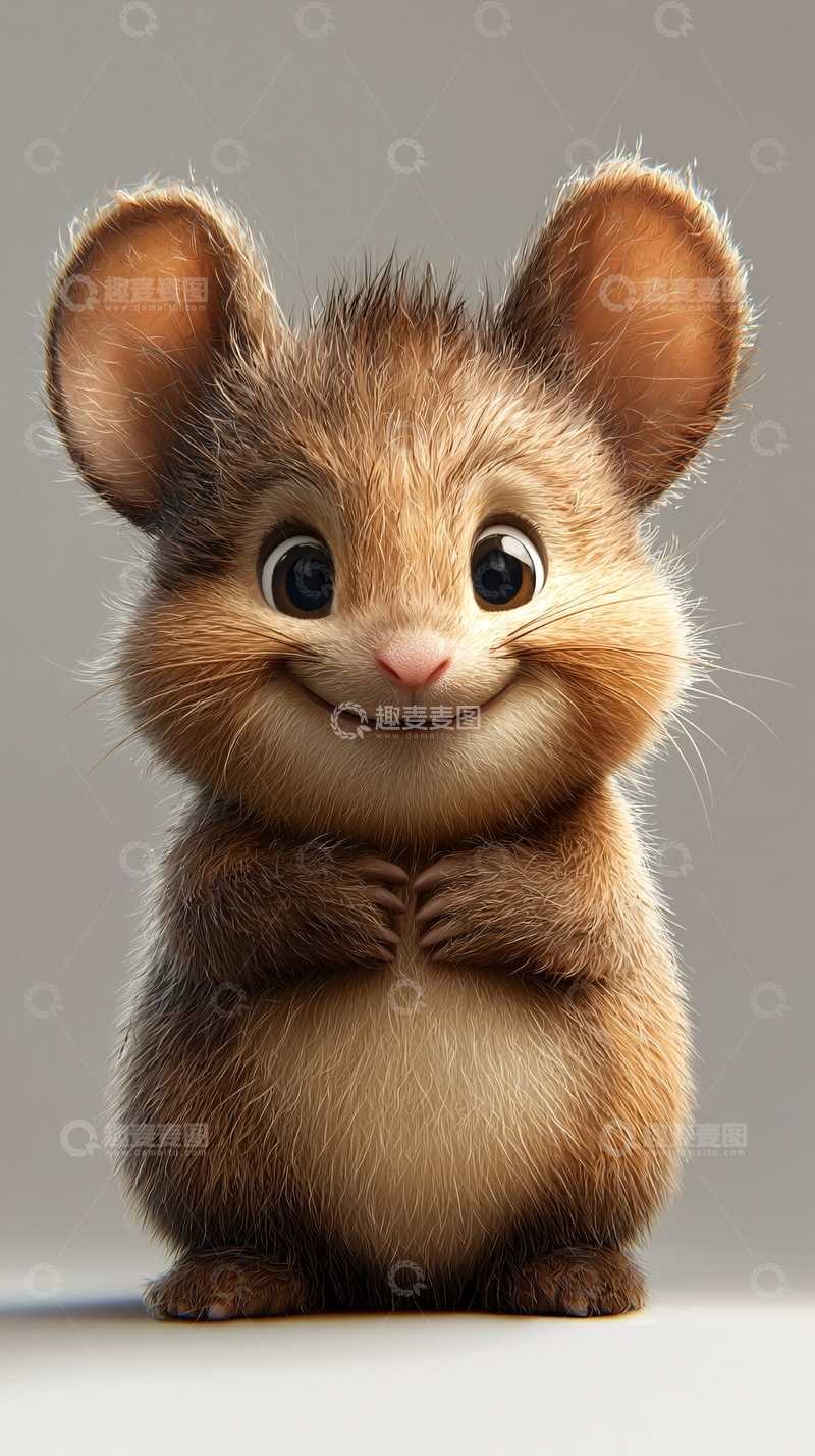 高清大图下载【趣麦麦图】可爱卡通小老鼠