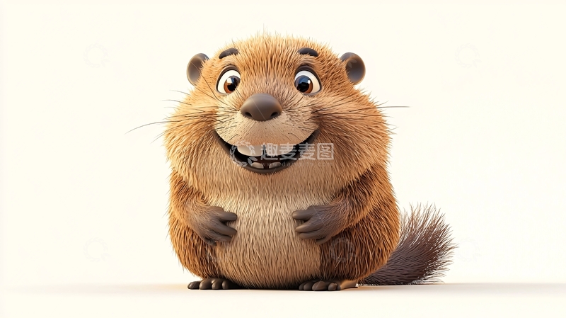 高清大图下载【趣麦麦图】可爱卡通小松鼠