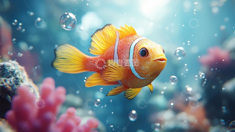 高清大图下载【趣麦麦图】小丑鱼