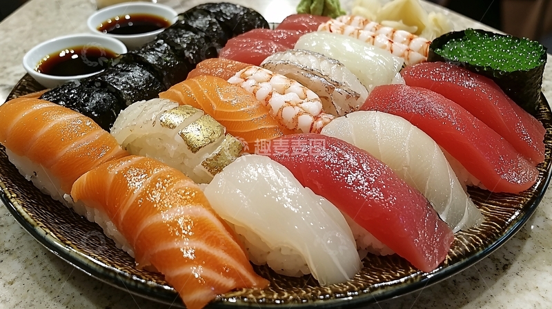 高清大图下载【趣麦麦图】寿司拼盘