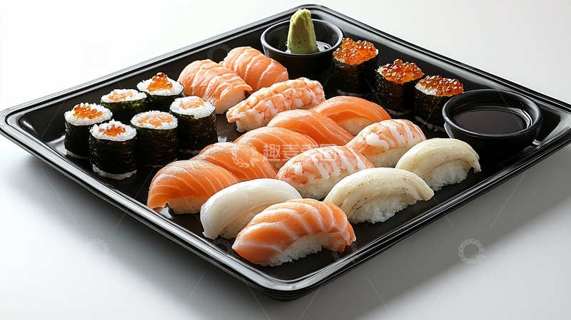 高清大图下载【趣麦麦图】寿司拼盘