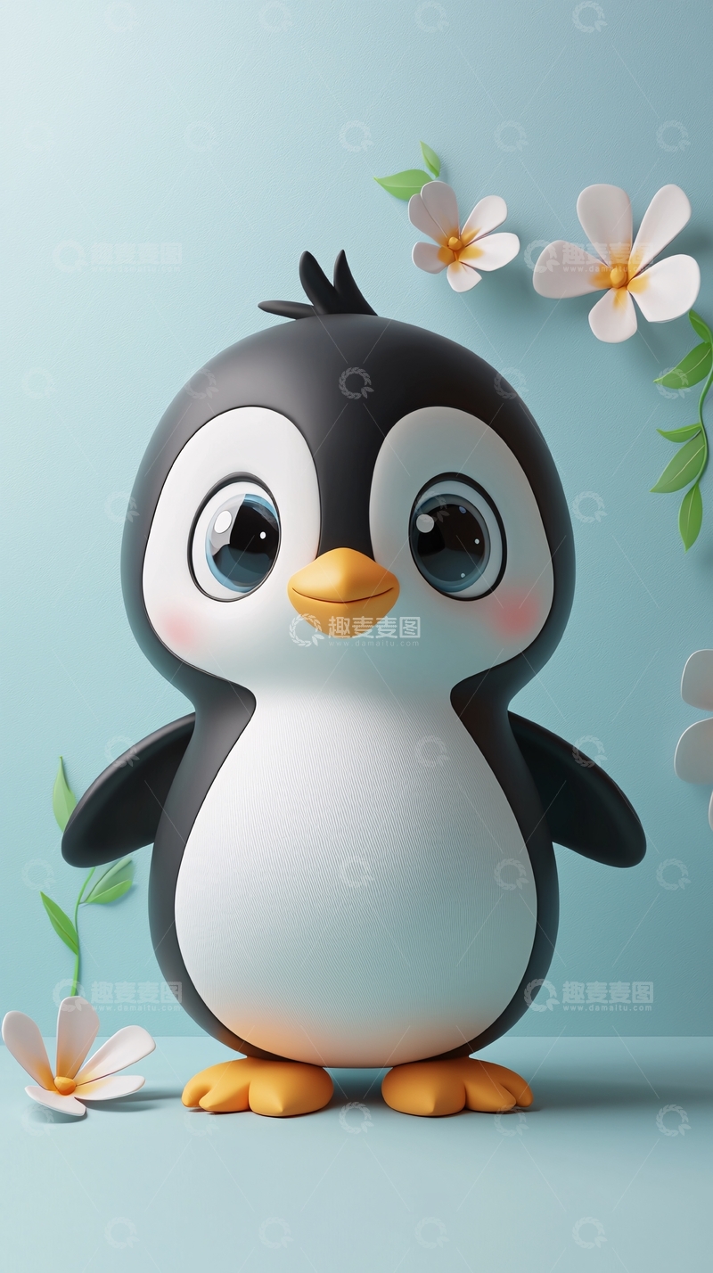 高清大图下载【趣麦麦图】萌宠企鹅