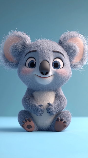 萌萌哒卡通考拉