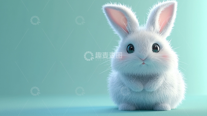 高清大图下载【趣麦麦图】萌宠兔子