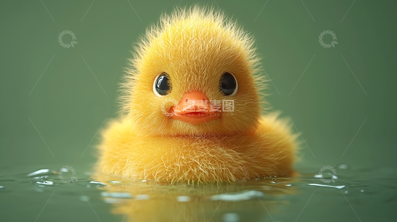 高清大图下载【趣麦麦图】毛茸茸的小鸭子
