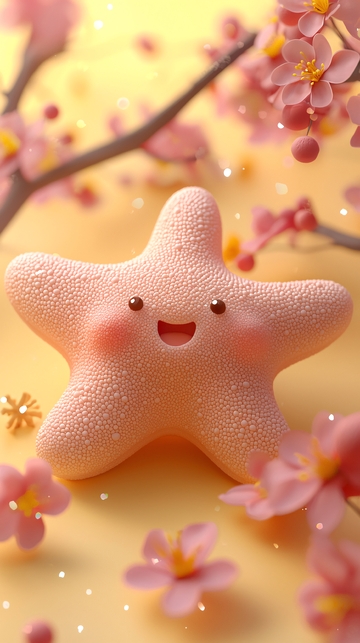 粉色卡通海星