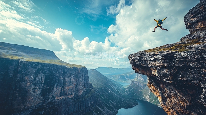 高清大图下载【趣麦麦图】跳跃