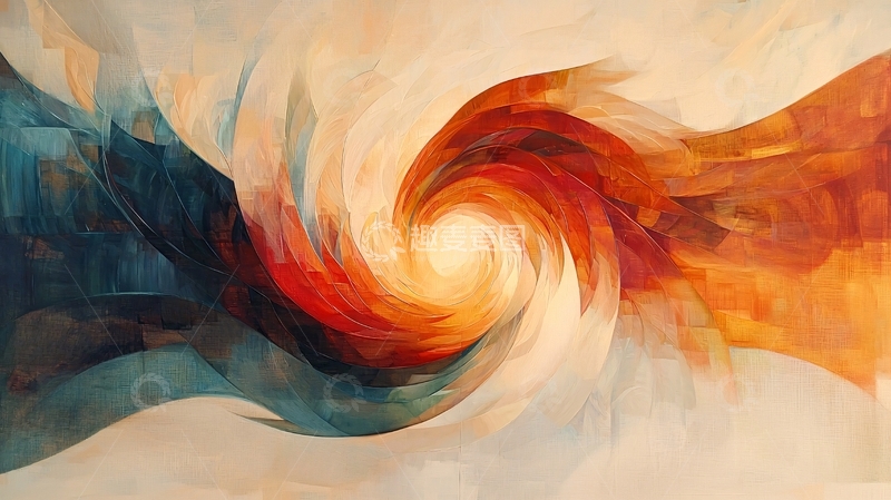 高清大图下载【趣麦麦图】抽象漩涡