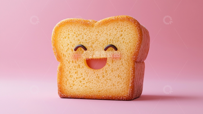 高清大图下载【趣麦麦图】卡通吐司