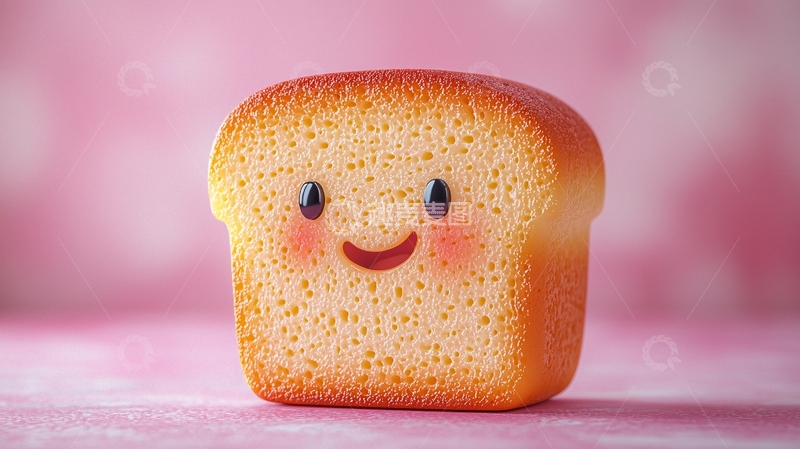 高清大图下载【趣麦麦图】可爱卡通吐司面包
