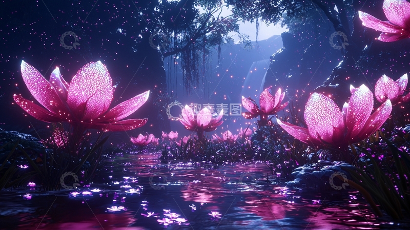 高清大图下载【趣麦麦图】梦幻森林